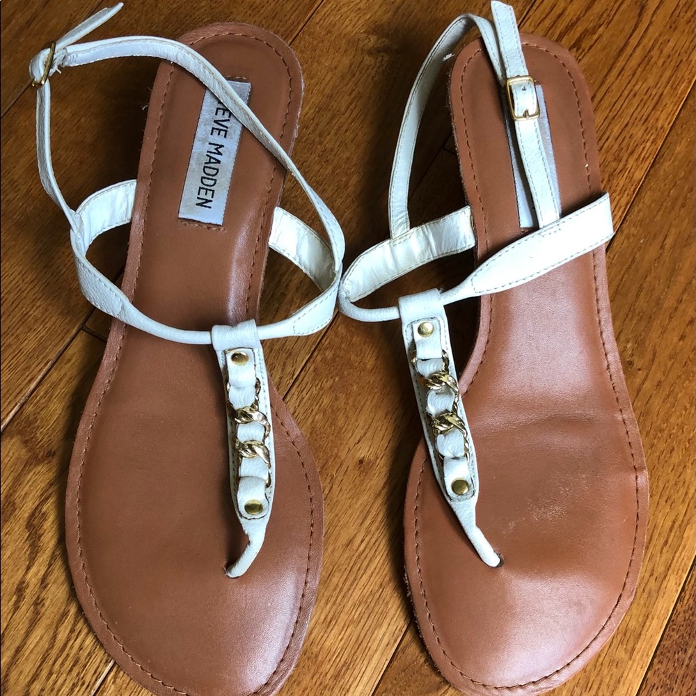 Steve Madden women’s white shoes